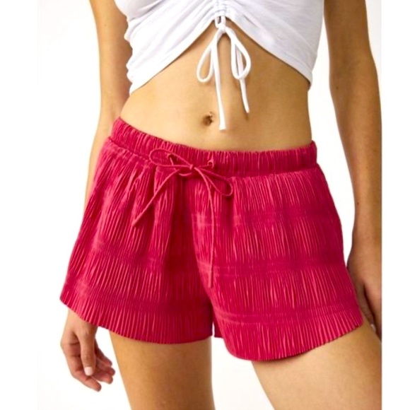 Liberte - Tia-Frill-Shorts 22221 - Strawberry